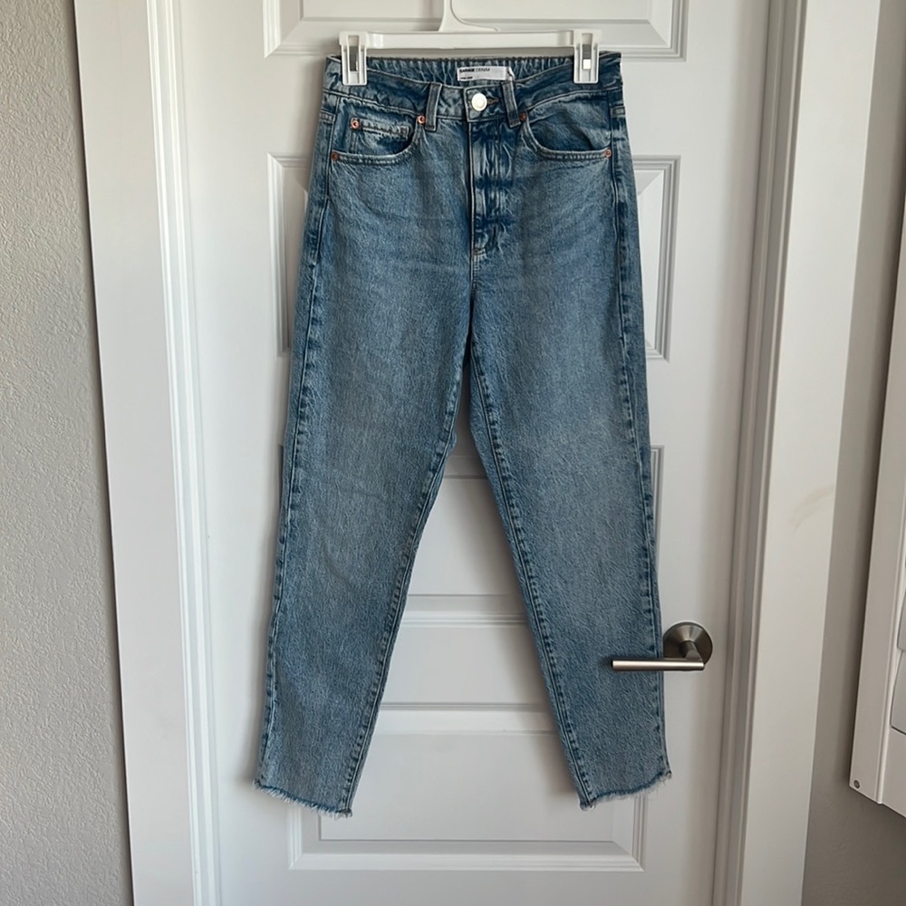 Blue mom jeans, denim
